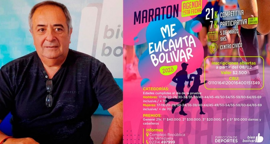 Maraton Me Encanta Bolívar, hablamos con Luis María Triqui Huarte para conocer detalles