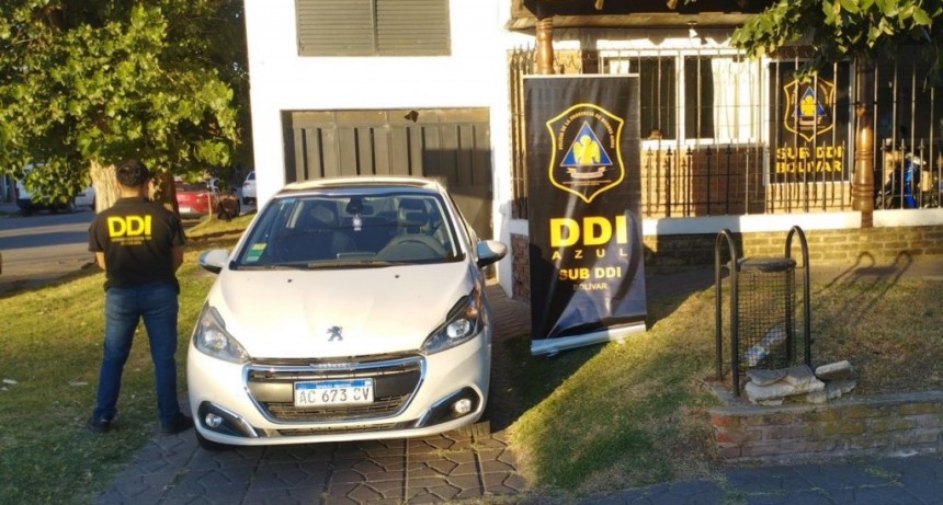 Informe Oficial: La SUB DDI de Bolívar recuperó un automóvil con Pedido de Secuestro por 