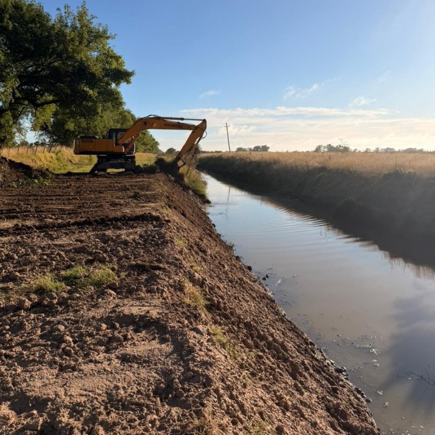 Plan Hídrico: avanza el plan de limpieza y ensanche de canales