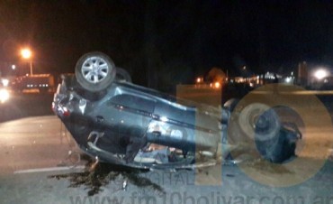 Una persona falleció a raíz de un vuelco hoy a la madrugada