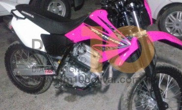 Secuestraron una moto que sería robada