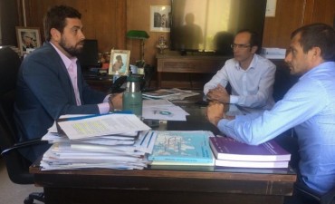 Pisano y Bucca realizaron gestiones en el ministerio del interior