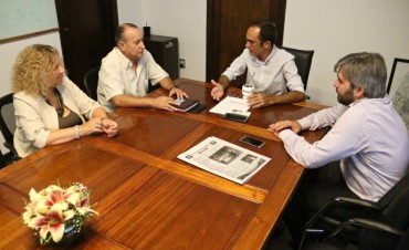 El intendente Pisano recibi&oacute; a Ricardo Criado