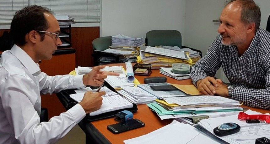 Pisano se reuni&oacute; con el Director de Hidr&aacute;ulica