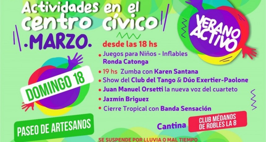 Verano Activo sigue en el Centro c&iacute;vico