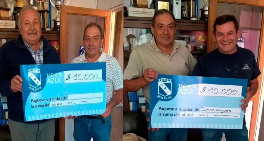 Se entregaron los premios de la Tarjeta Azul