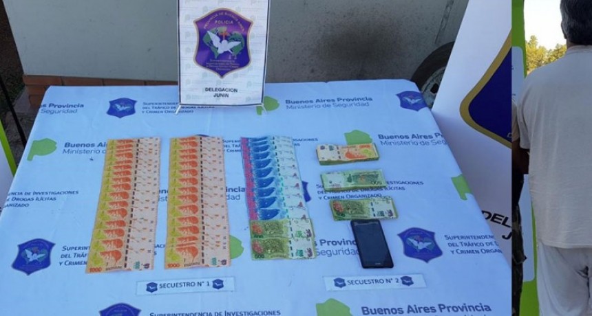 Detienen a un sujeto que viajaba hacia 9 de julio con $30.000 falsos