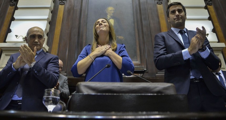 Vidal inaugur&oacute; las sesiones ordinarias en la Legislatura bonaerense