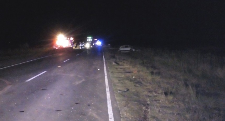Tr&aacute;gico accidente en ruta 65 km 382; una bolivarense fallecida