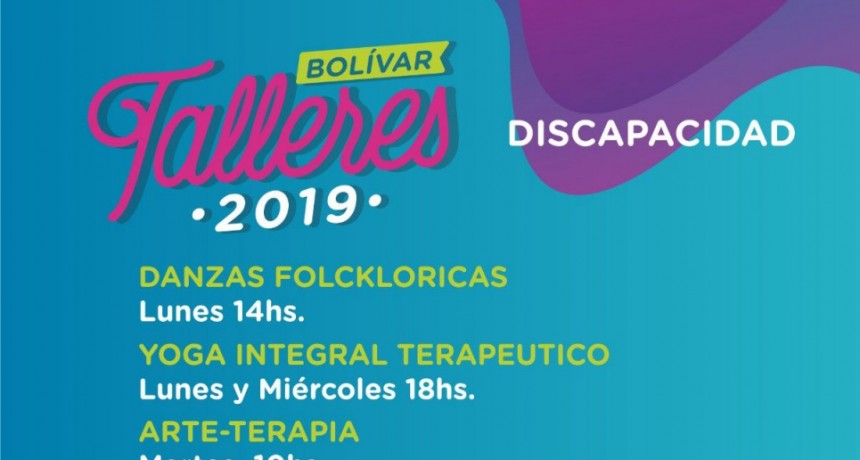 En abril comienzan los talleres que brinda la Direcci&oacute;n de Discapacidad