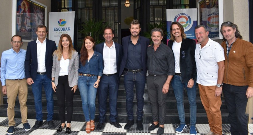Pisano, Bucca y Tinelli recorrieron juntos Escobar