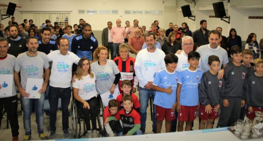 Marcos Pisano garantizó el pago de servicios para instituciones deportivas