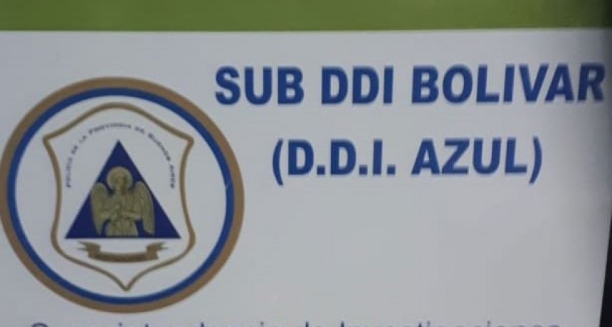 Parte de Prensa: SUB DDI Bolívar; allanamientos, recuperación y detención