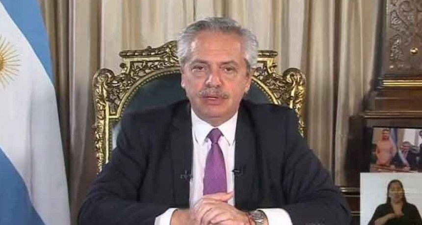 En cadena nacional: Fern&aacute;ndez llam&oacute; a demostrar unidad al hablar sobre el coronavirus