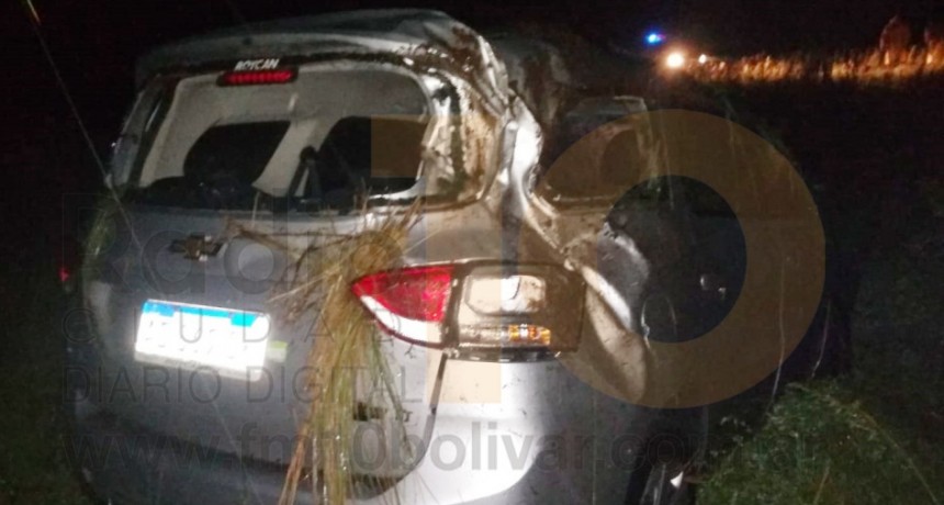 Despiste en Ruta 65 km 287; Sin mayores consecuencias para el ocupante del veh&iacute;culo