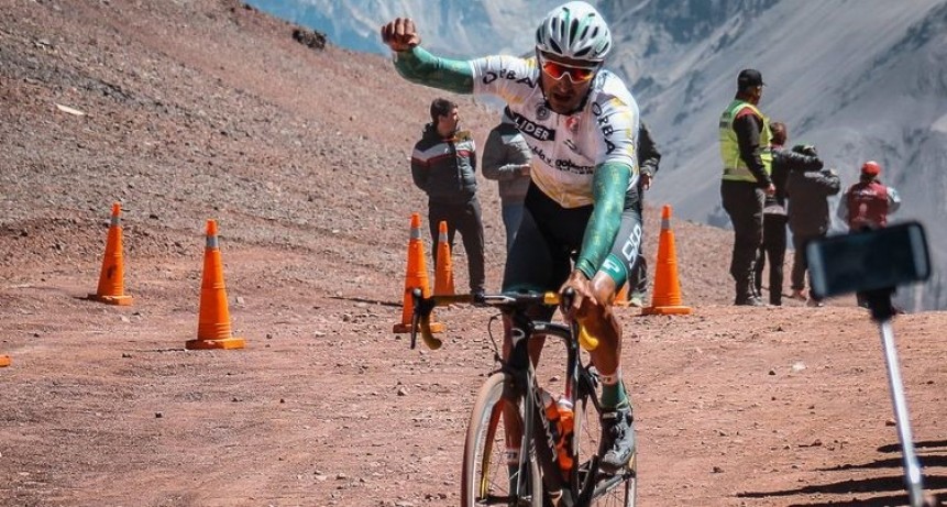 Juan Pablo Dotti gan&oacute; la etapa reina del Cristo Redentor y lidera la General