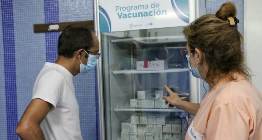 Se superaron los 3200 vacunados y llegaron 1200 dosis este jueves al Vacunatorio Municipal