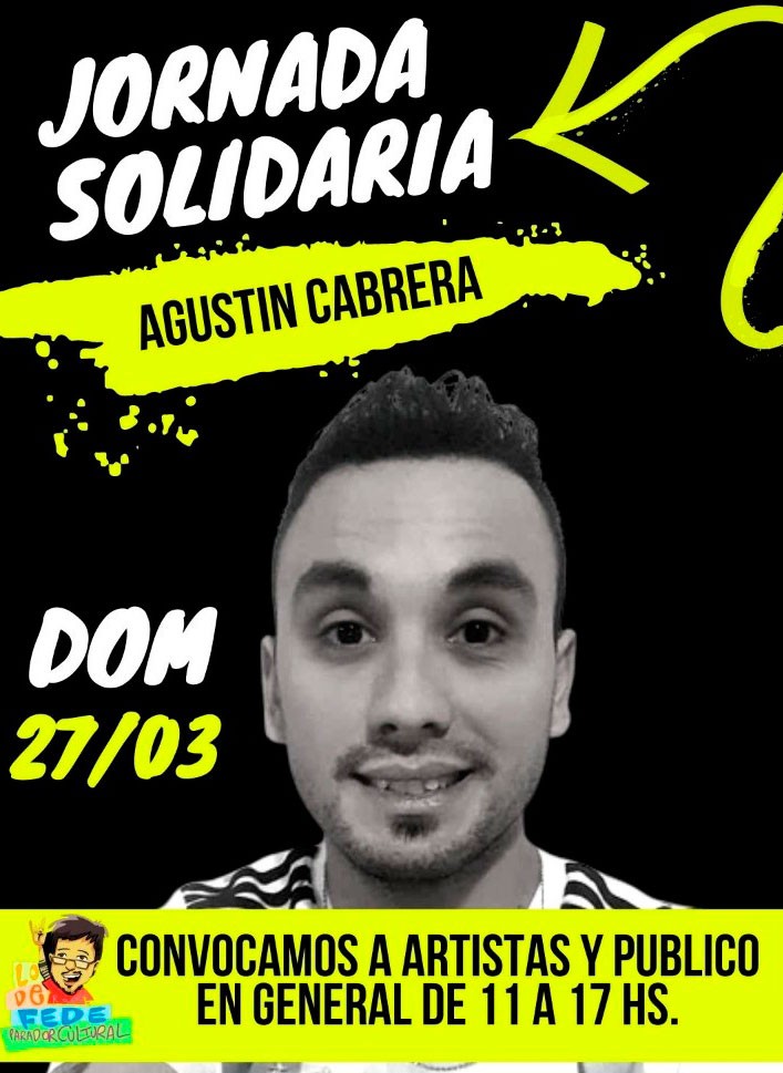 Agustín Cabrera moviliza a mucha gente que colabora con la jornada solidaria del domingo