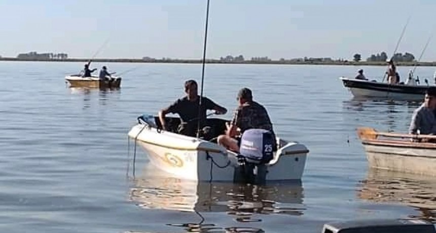 En una excelente jornada, se realizó el Concurso de pesca de Pejerrey 