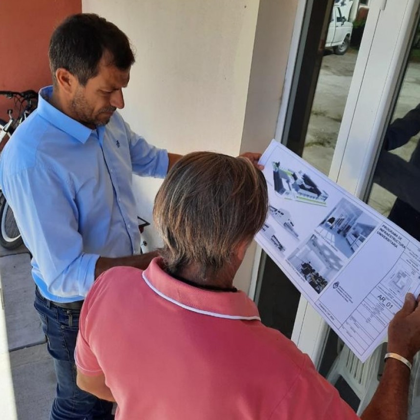 El Senador Bucca gestiona la finalización de la sede de la Facultad de Ciencias de la Salud de la Unicen
