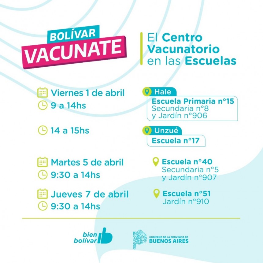 Avanza la vacunacion anti-covid en las escuelas