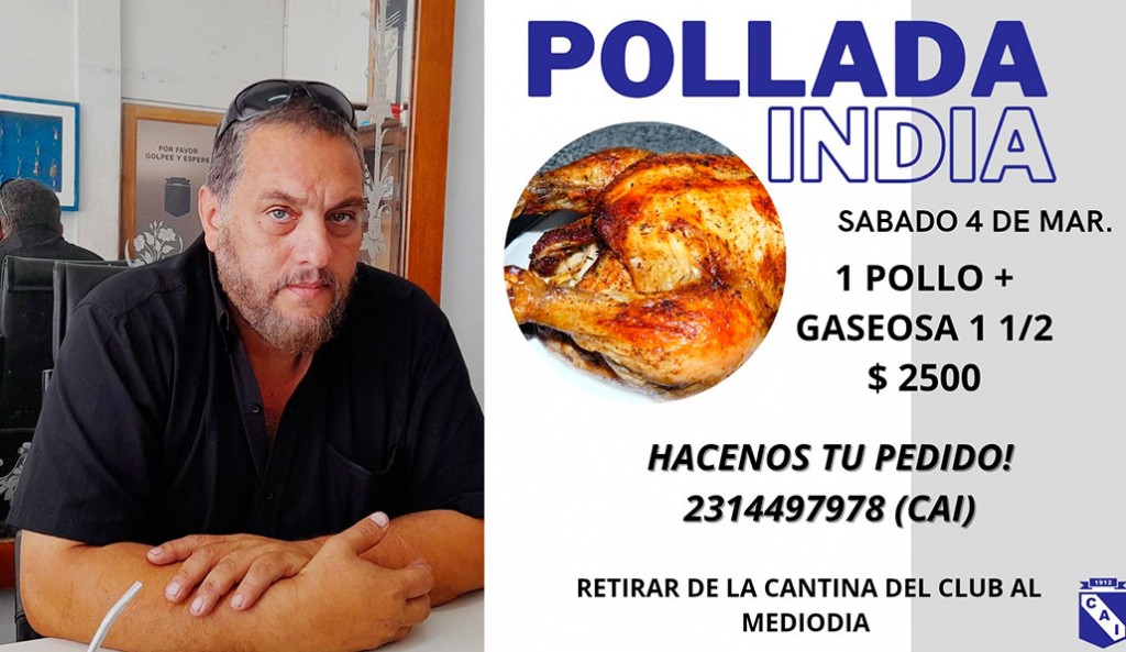 Gran Pollada en Independiente, cocinarán más de 250 y en FM 10 hablamos con Oscar Ortiz, Tesorero de la Comisión Directiva