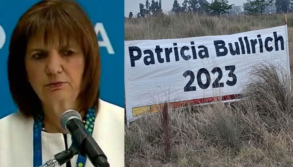 Patricia Bullrich ya está promoviéndose en el interior, su cartelería llegó a las rutas cercanas a Bolívar, y busca una alianza con el radicalismo disidente