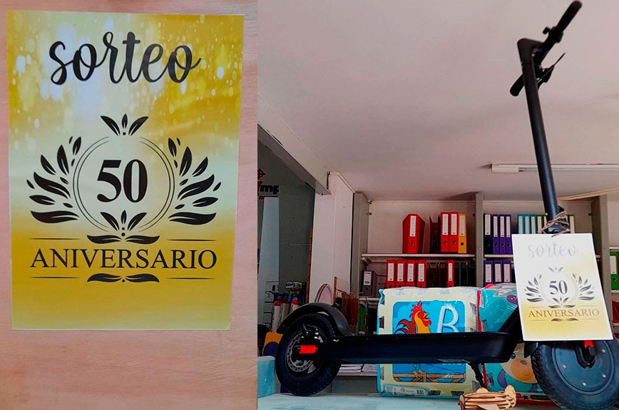 Librería ABC realizó el sorteo del Monopatín Fiat, y en ganador fue Rubén Sosa, quien habló en FM 10 con la familia Asín