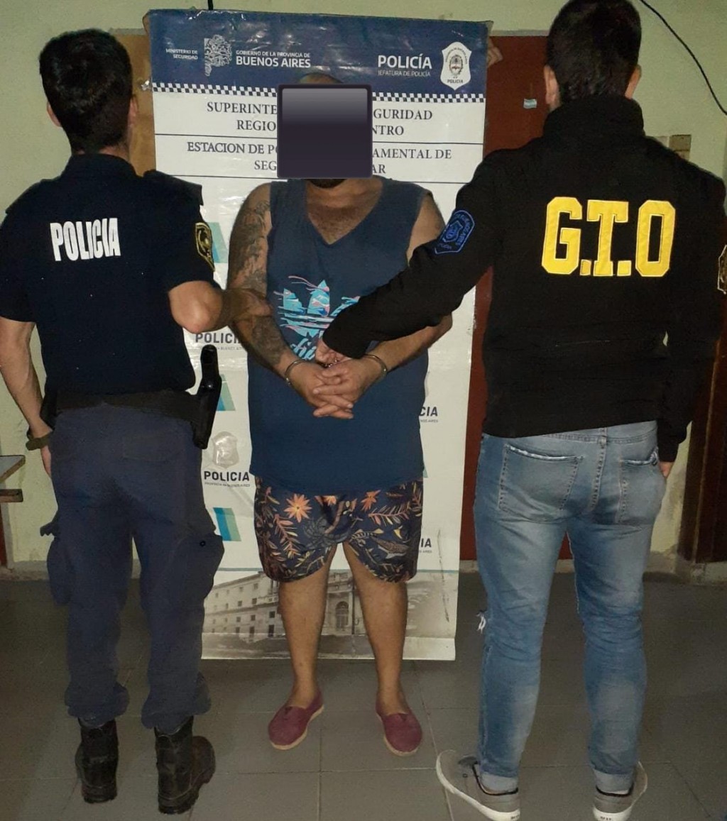 La Policía detuvo a un individuo en Bellocq, imputado de un grave ilícito perpetrado en Bolívar