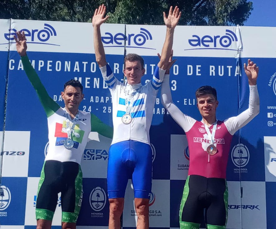 Crono del Campeonato Argentino de Ciclismo: Dotti Subcampeón