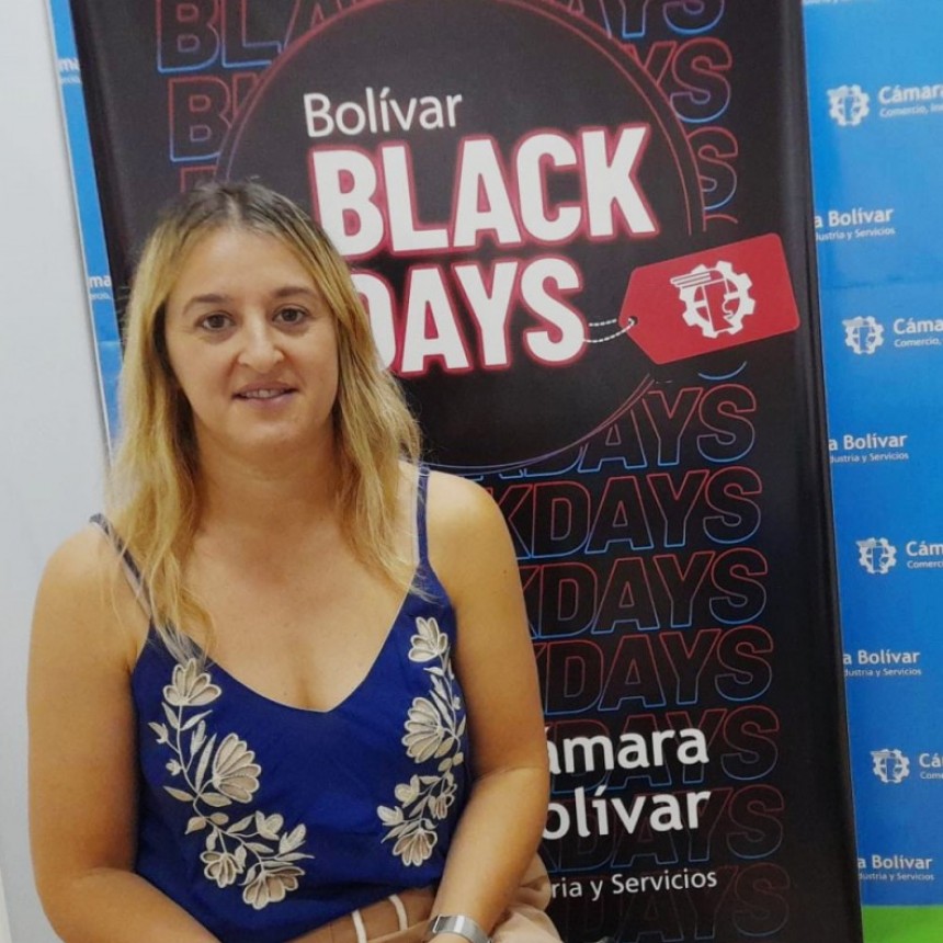  Carolina Barrio, a cargo de la gerencia de la Cámara Comercial de Bolívar, explicó en FM 10 en qué consiste el Black Days