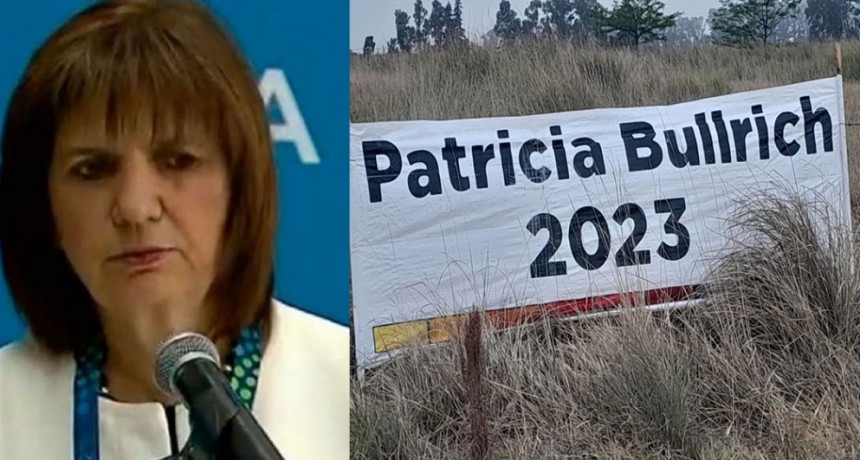 Patricia Bullrich ya está promoviéndose en el interior, su cartelería llegó a las rutas cercanas a Bolívar, y busca una alianza con el radicalismo disidente