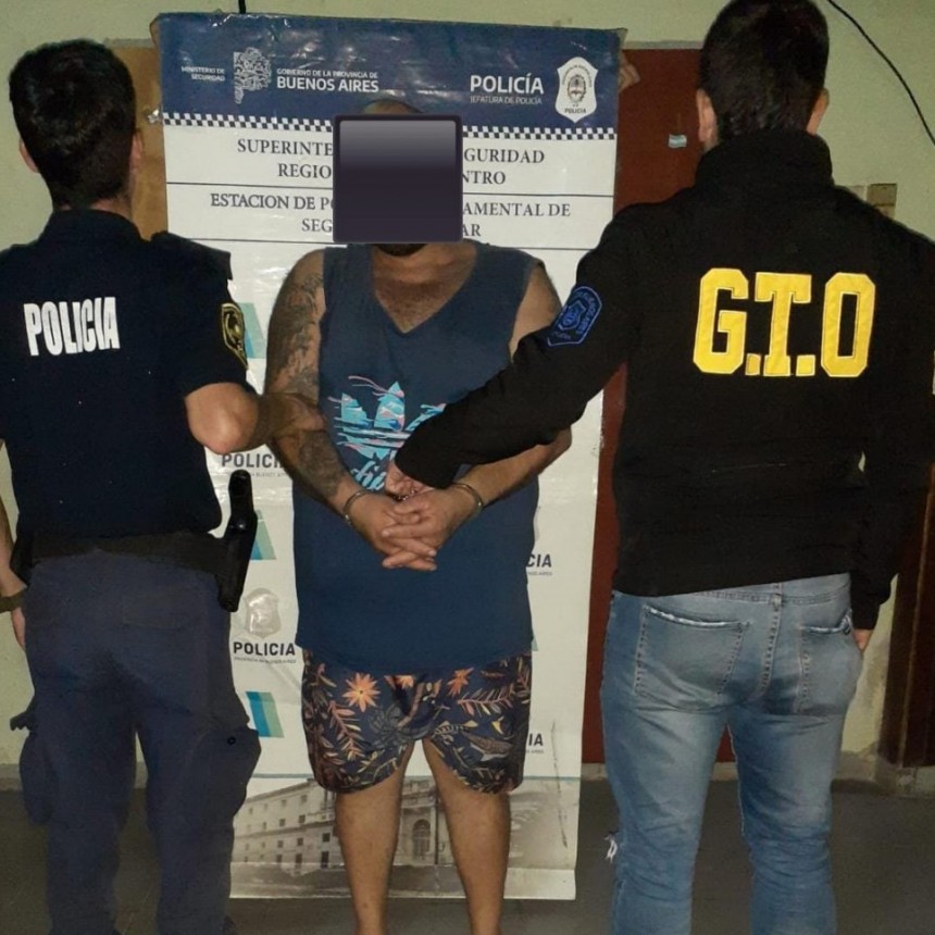 La Policía detuvo a un individuo en Bellocq, imputado de un grave ilícito perpetrado en Bolívar
