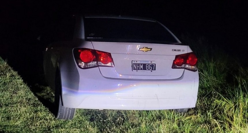 Vieron un control policial y abandonaron el auto: tenía pedido de secuestro en la Ciudad de Buenos Aires, había sido robado el 10 de enero