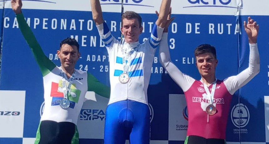 Crono del Campeonato Argentino de Ciclismo: Dotti Subcampeón