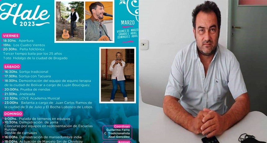 Hernán Urrutia (Delegado de Hale): “Esperamos a mucha gente entre expositores, artesanos, pilcheros, jinetes, invitados y público que llegará desde toda la zona de influencia”