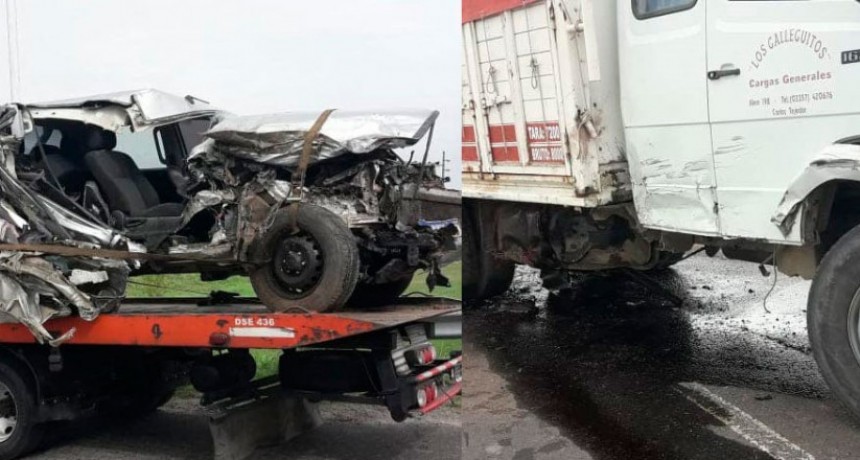 En el accidente de esta mañana, murió una mujer de Mones Cazón