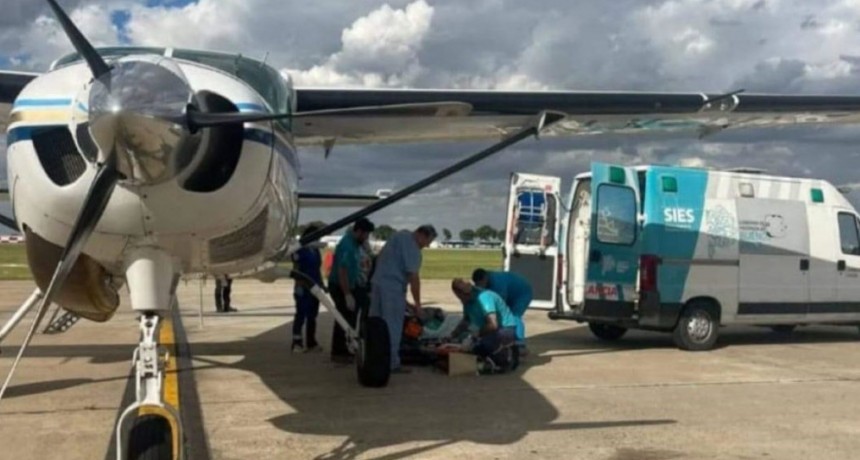Provincia: 36 vuelos sanitarios en los primeros tres meses del año