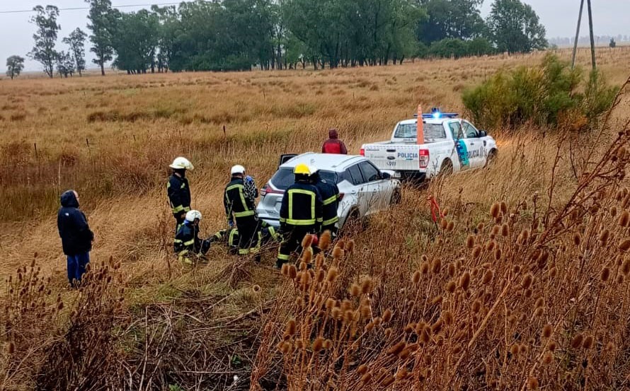 Ruta Nacional 226: se registr&oacute; un despiste sin consecuencias para los ocupantes del veh&iacute;culo 