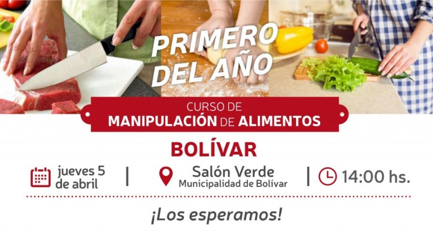 Este jueves habr&aacute; un nuevo curso de Manipulaci&oacute;n de Alimentos