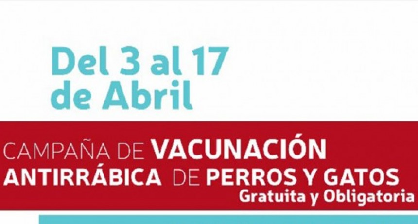 Cronograma de vacunaci&oacute;n antirr&aacute;bica en barrios