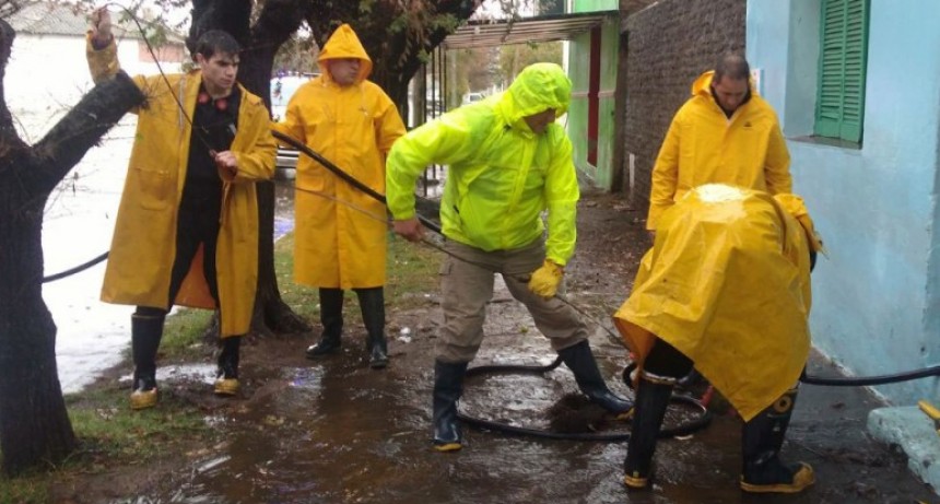 El municipio realiz&oacute; tareas preventivas y de asistencia ante la intensa lluvia ca&iacute;da