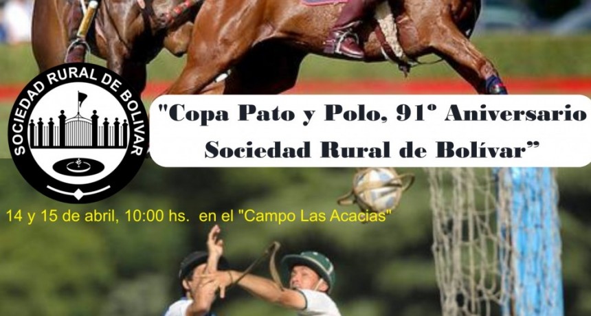 Jornada de Pato y Polo en el Campo Las Acacias de la Sociedad Rural de Bol&iacute;var