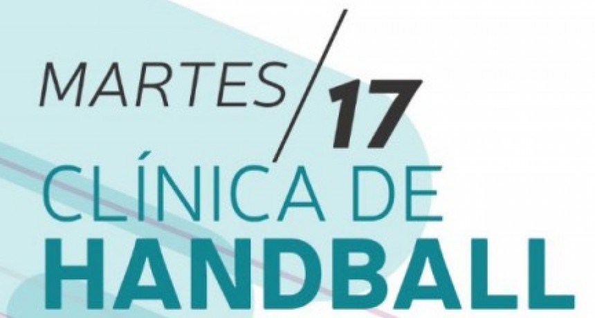 Se brindar&aacute; una cl&iacute;nica de handball a cargo de Carlos Paladino