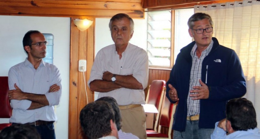 Pisano se puso al frente de las obras h&iacute;dricas del partido