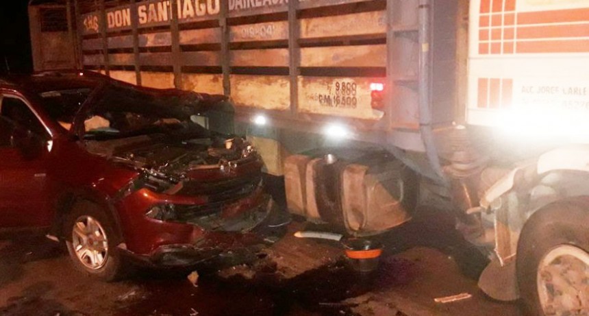 Accidente sin heridos en la rotonda de la Ruta 226