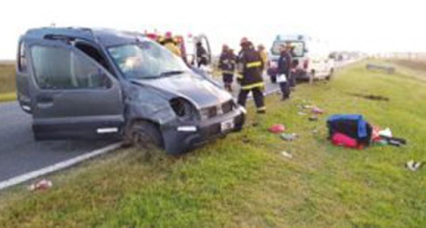 Roque P&eacute;rez: Grave accidente en Ruta Nacional 205