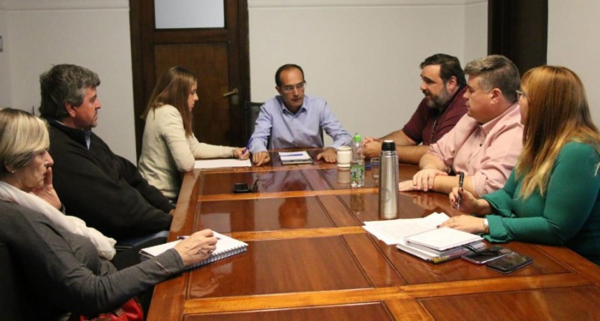Pisano se reuni&oacute; con la C&aacute;mara Comercial y la Sociedad Rural de Bol&iacute;var