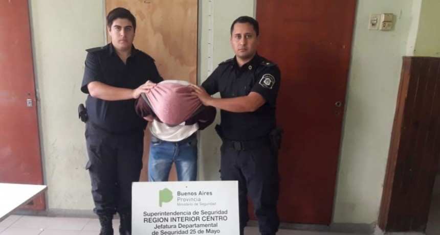 Intento de robo, huida, persecución y aprehensión en Barrio Latino