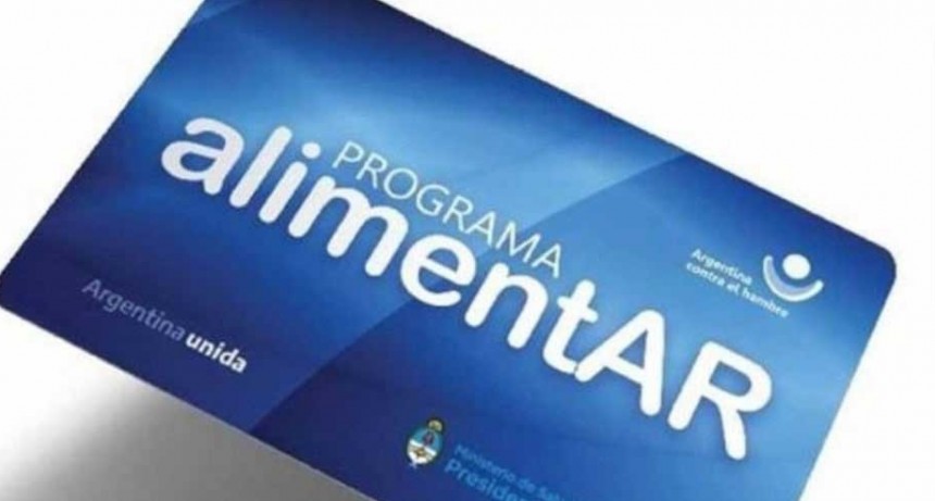 Se adelanta la carga de la Tarjeta Alimentar
